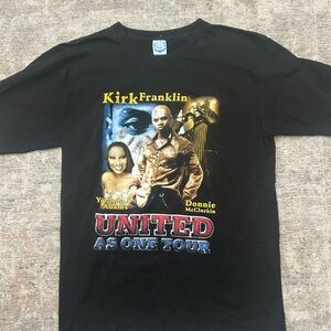 Vintage Kirk Franklin United As One Tour Rap T-Shirt